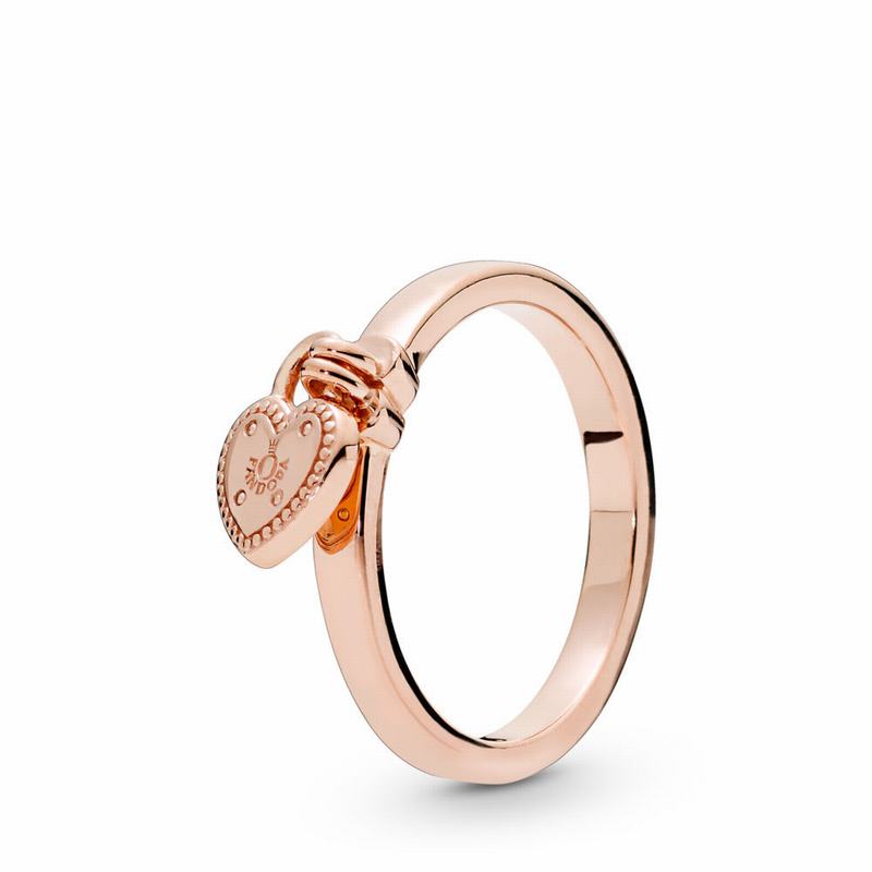 Pandora Rose™ Love Lock Stackable Ring Online NZ (681527-SWQ)